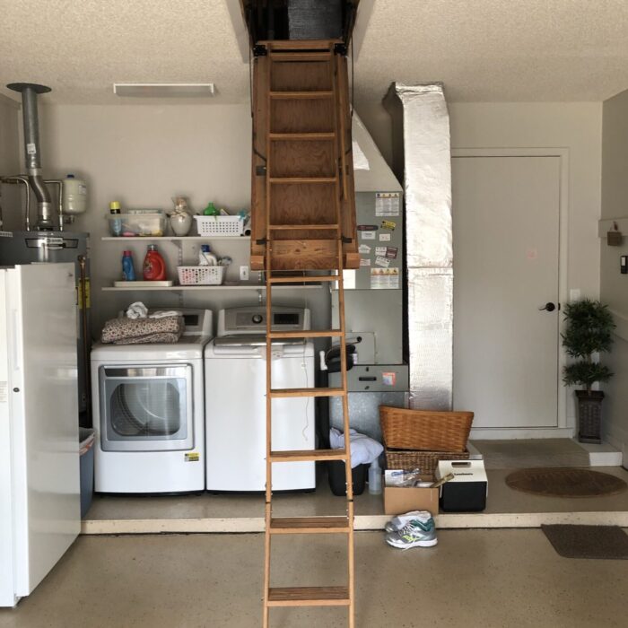 old wood attic ladders are unsafe - Attic Ladders