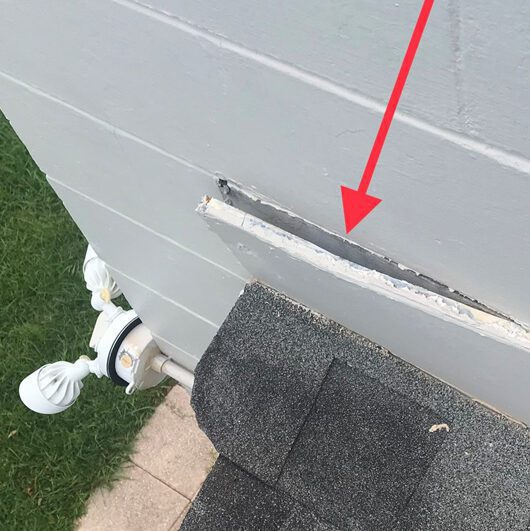 flashing and roofing section to replace current roof Jack